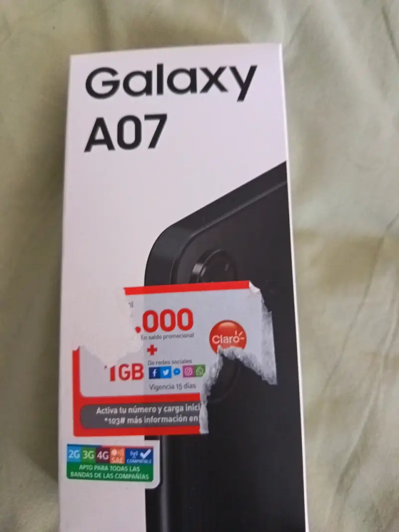 Samsung Galaxy A07 nuevo