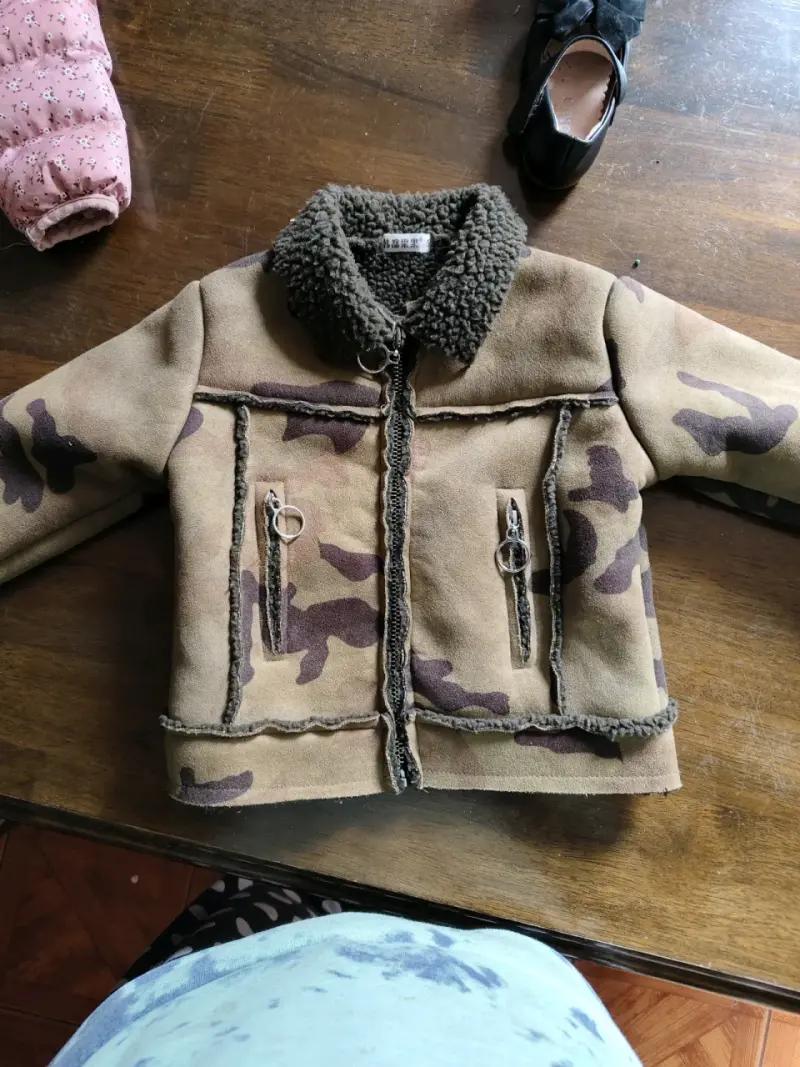Chaqueta infantil camuflaje