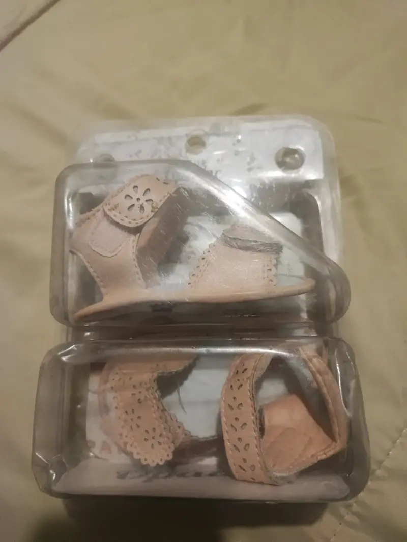 Sandalias bebe rosadas - 1