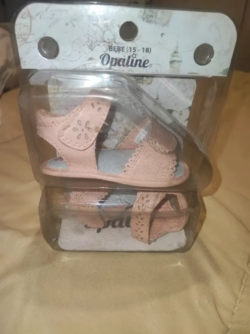 Sandalias bebe rosadas - 5