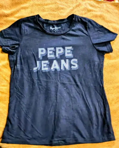 Polera negra Pepe Jeans - miniatura 2