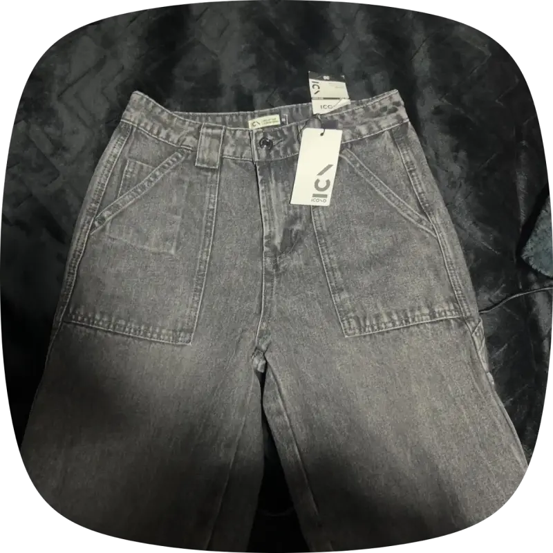 Pantalón gris estilo casual 🕷️🖤 - 1