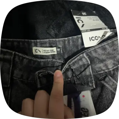 Pantalón gris estilo casual 🕷️🖤 - miniatura 2