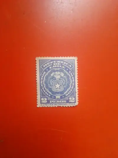 Colección de estampillas antiguas chilenas - miniatura 3