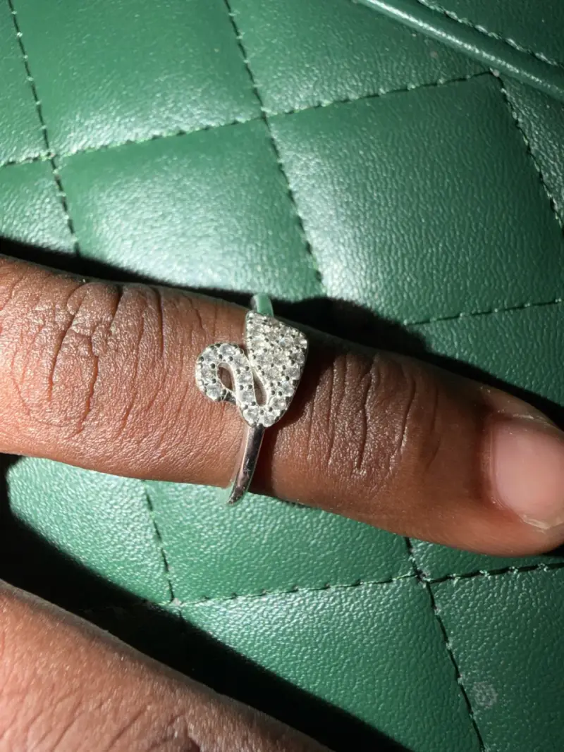 Anillo con diseño de cisne talla 5 - 2