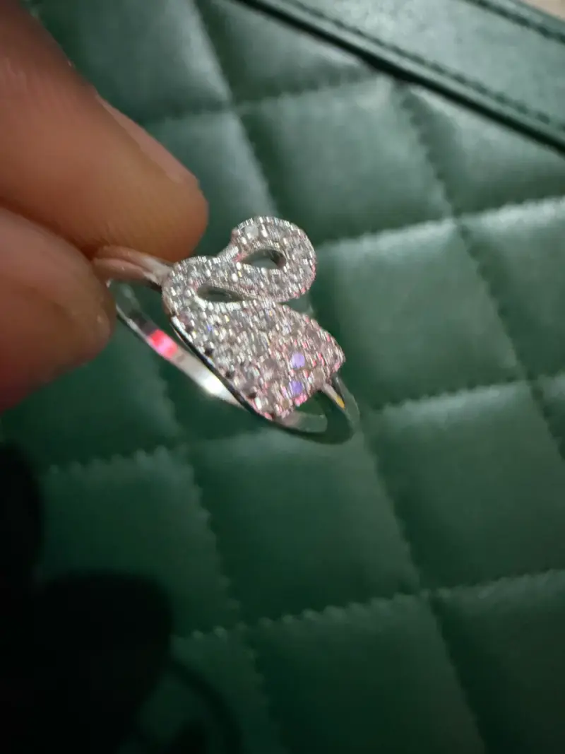 Anillo con diseño de cisne talla 5 - 3