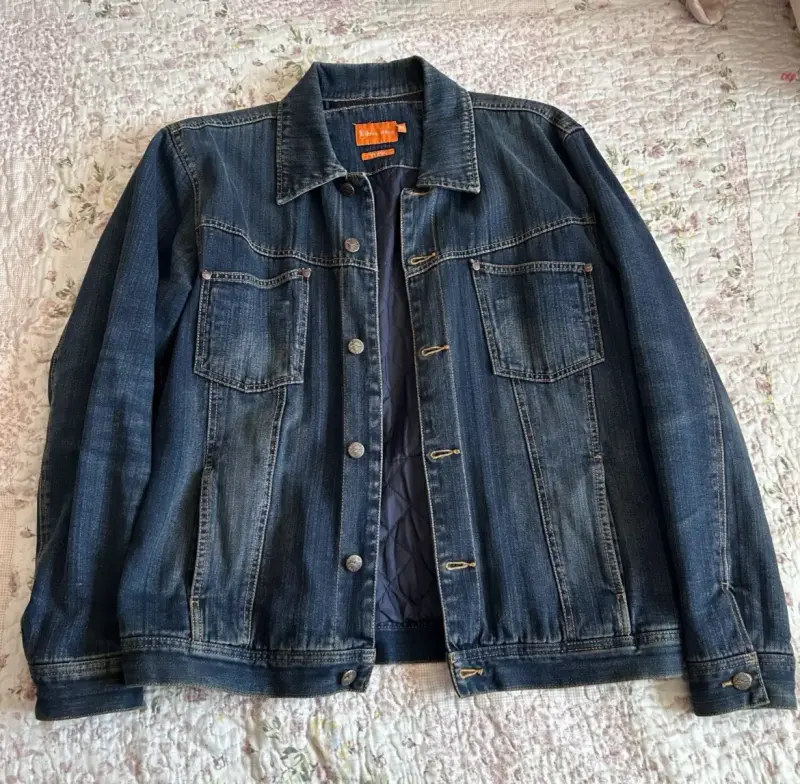 Chaqueta de mezclilla tipo vintage - 1
