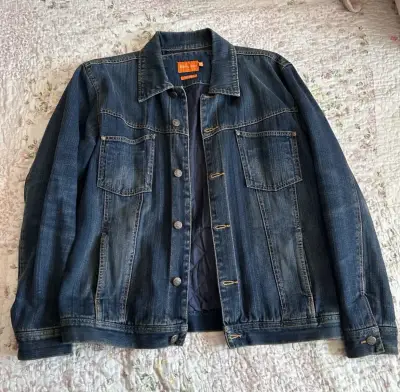 Chaqueta de mezclilla tipo vintage - miniatura 1