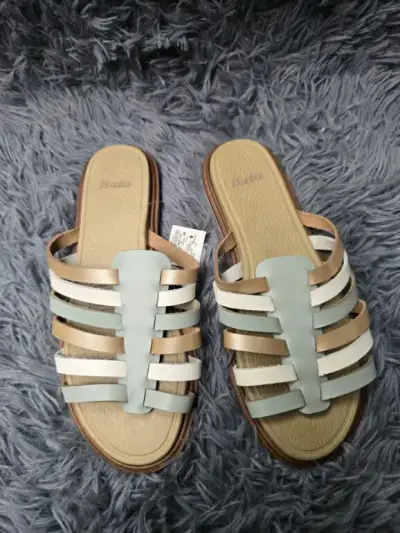 Sandalias planas multicolor - miniatura 3