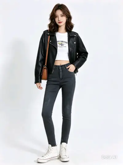 Pantalón negro - miniatura 1