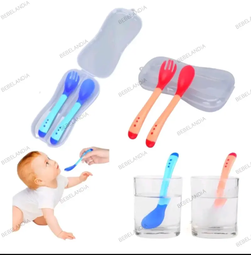 Set de cucharas y tenedores para bebé - 1
