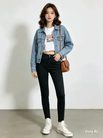 Pantalones cargo negros - miniatura 1
