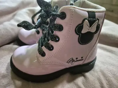 Botines infantiles Minnie rosados - miniatura 3