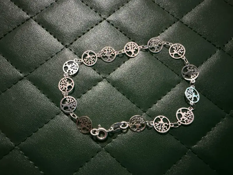 Pulsera árbol de la vida plata - 3