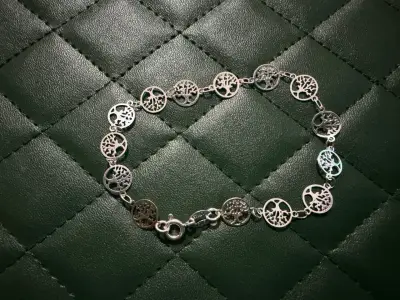 Pulsera árbol de la vida plata - miniatura 3