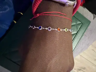 Pulsera de piedras de colores - miniatura 1