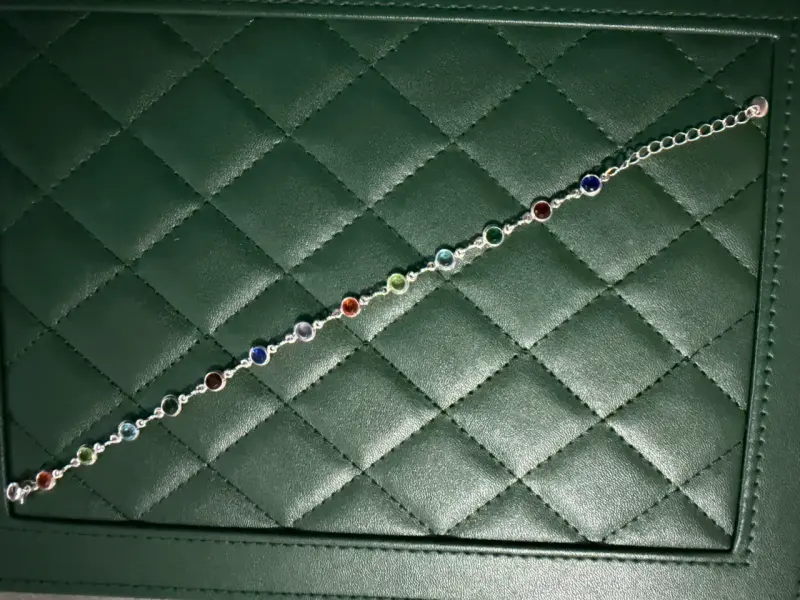 Pulsera de piedras de colores - 2