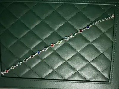Pulsera de piedras de colores - miniatura 2