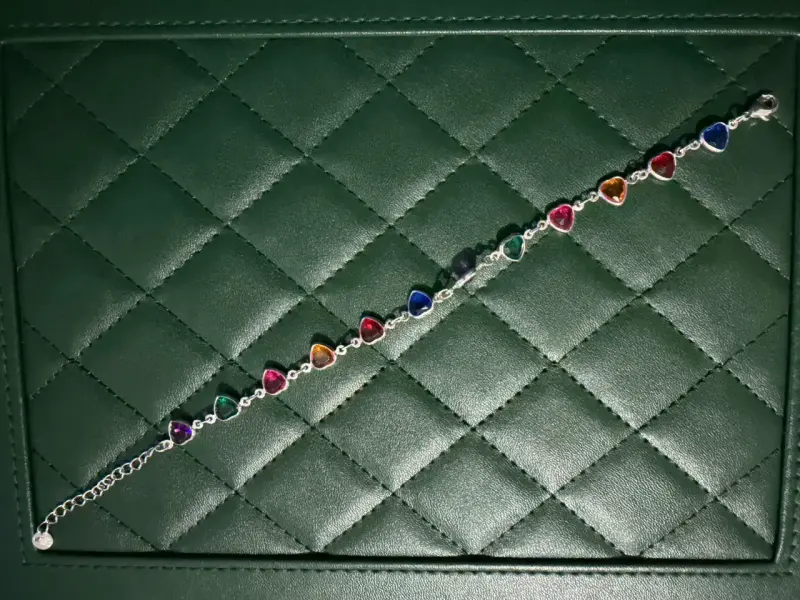 Pulsera de piedras de colores - 3