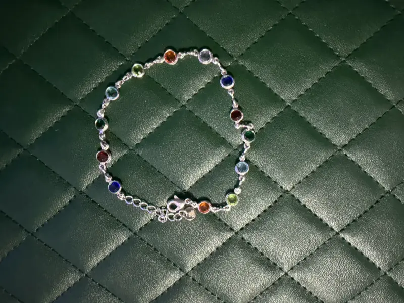Pulsera de piedras de colores - 4