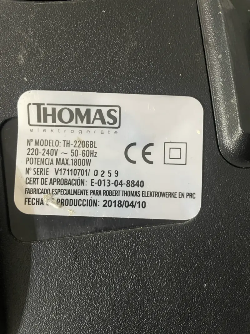 Aspiradora Thomas TH-2206BL. - 3