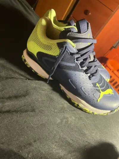 Zapatillas deportivas azul y verde - miniatura 2