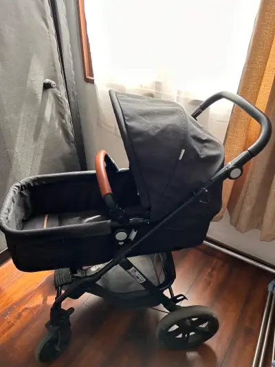 Coche para bebé negro - miniatura 1