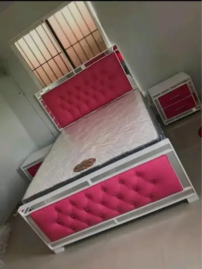 Set de cabecera y cama tapizada - miniatura 3