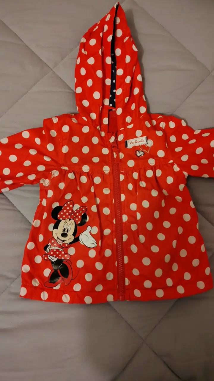Chaqueta infantil Minnie roja