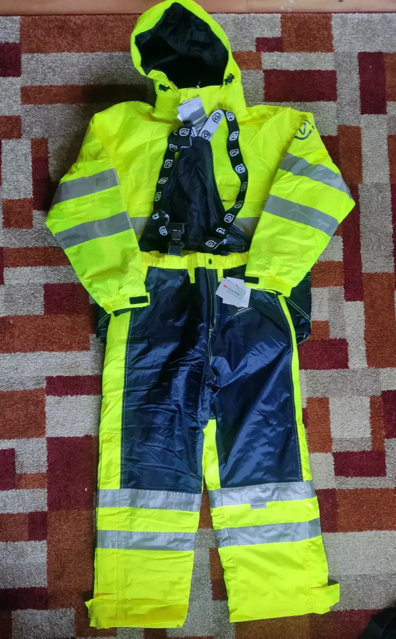 Traje impermeable alta visibilidad - 1