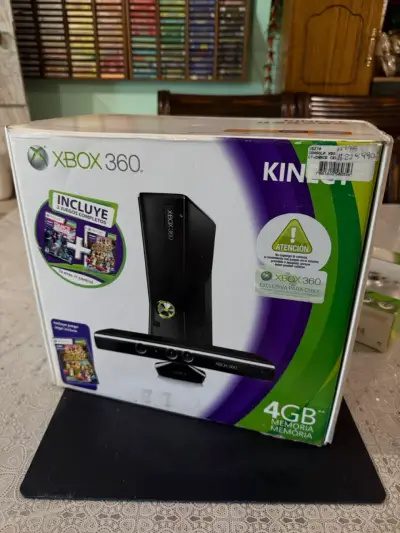 Xbox 360 Super Slim 4gb + Kinect + Juegos - miniatura 4
