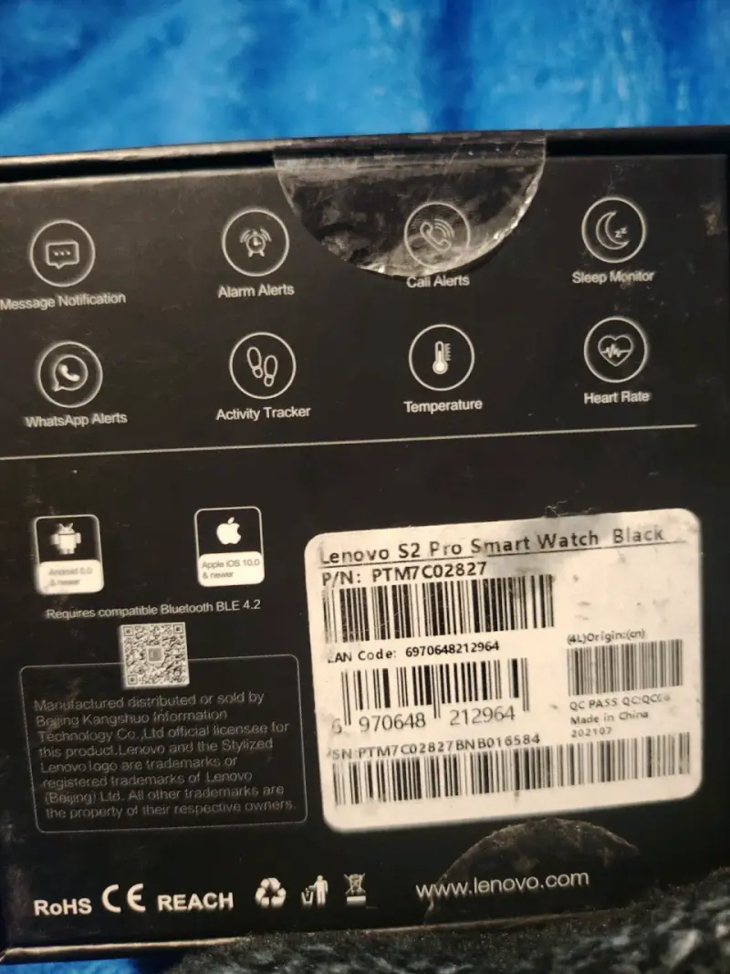 Smartwatch Lenovo pantalla táctil - 3