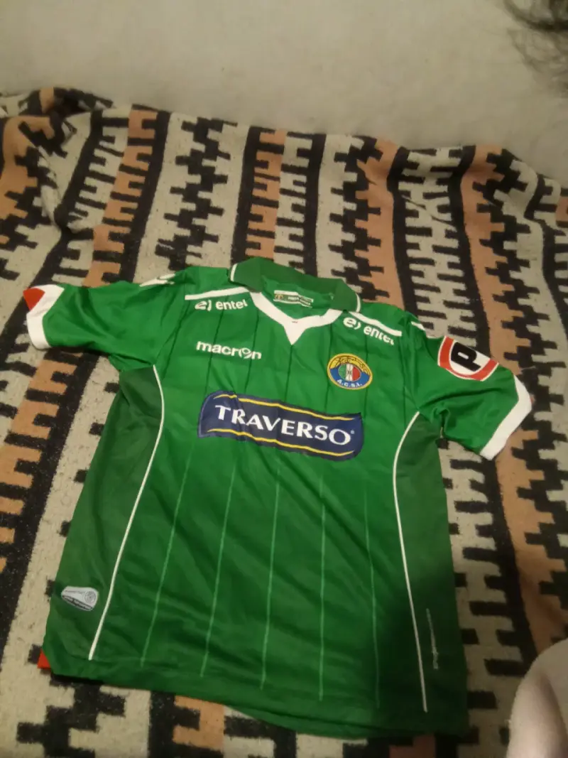 Camiseta verde de fútbol Macron Audax italiano