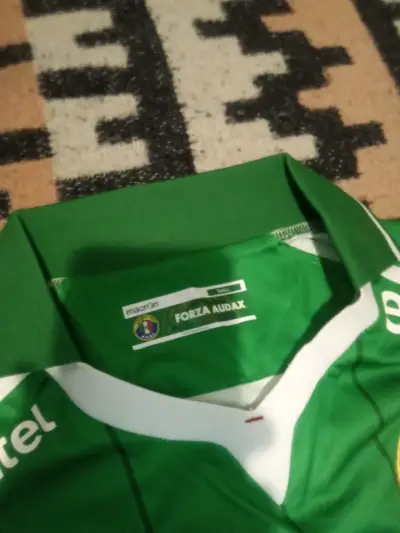 Camiseta verde de fútbol Macron Audax italiano - miniatura 3