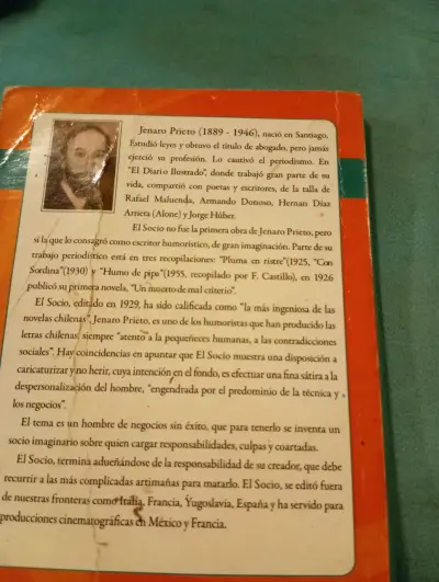 Libro El Socio - Jenaro Prieto (Edición Escolar De - miniatura 2