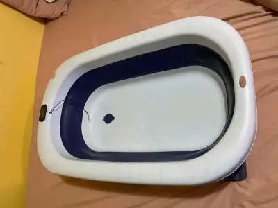 Tina de baño plegable azul - miniatura 3
