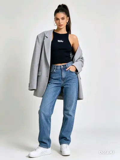 Polera sin mangas negra - miniatura 2