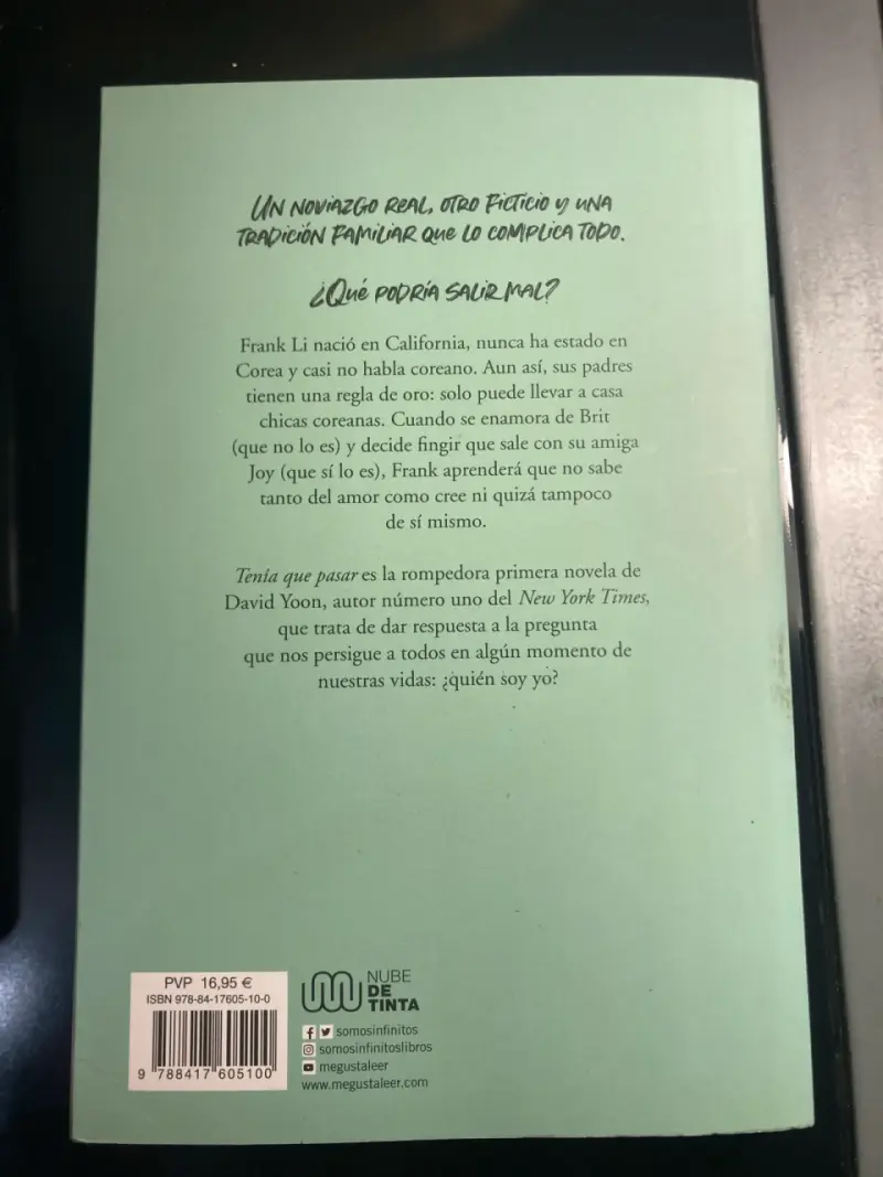 Libro 'Tenía que pasar' de David Yoon - 2