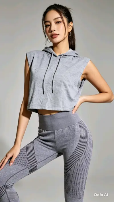 deportivo gris mujer - miniatura 1