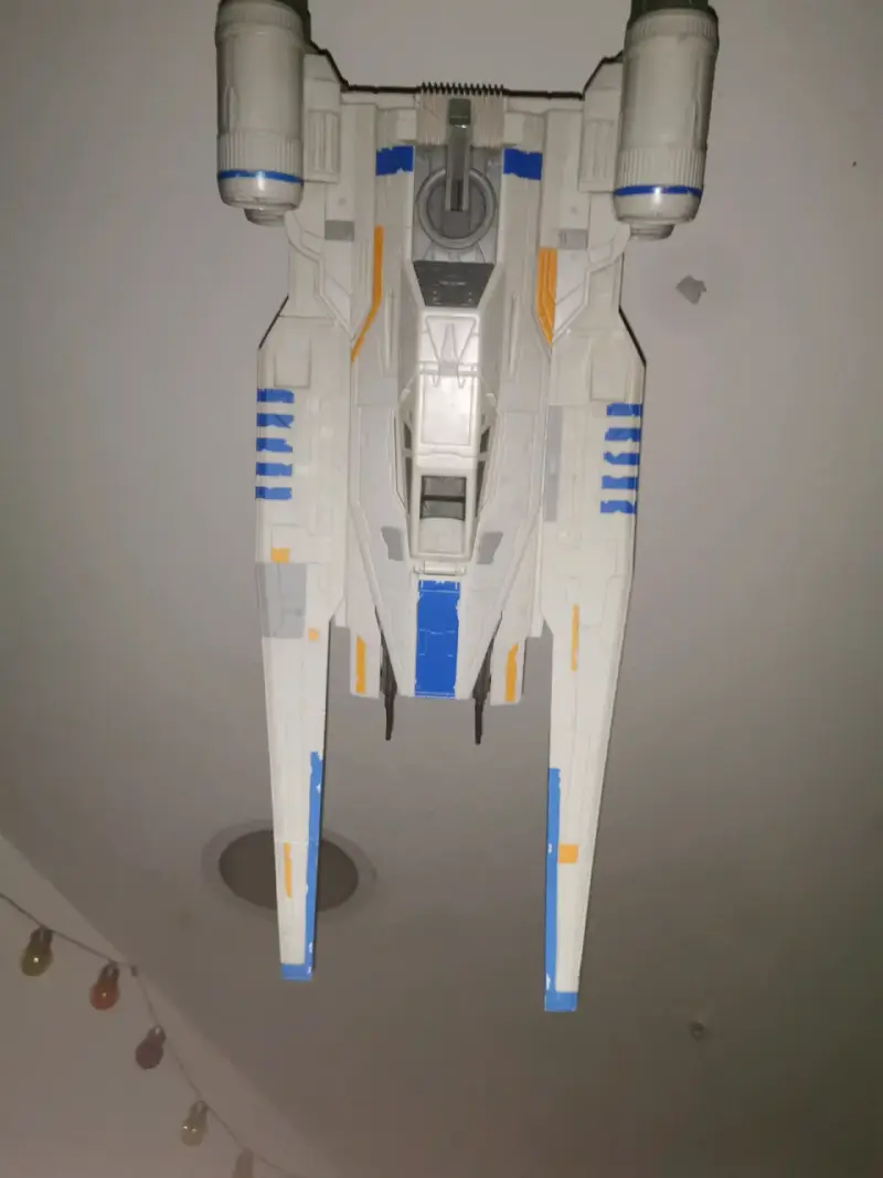 Nave espacial juguete blanco - 1