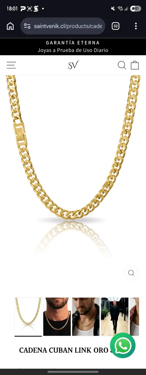 Cadena de oro maciza - 3