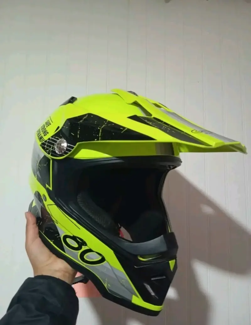 Casco moto enduro