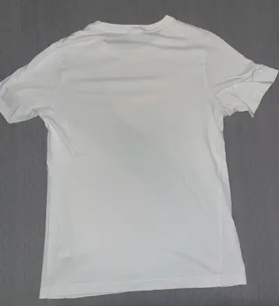 Polera Puma blanca con logo naranja - miniatura 2