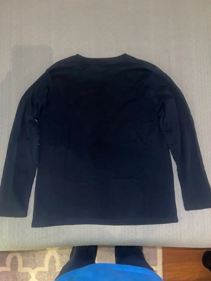 Polera negra manga larga - 2