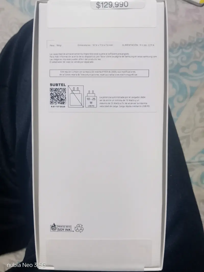 Samsung Galaxy A07 nuevo - 2