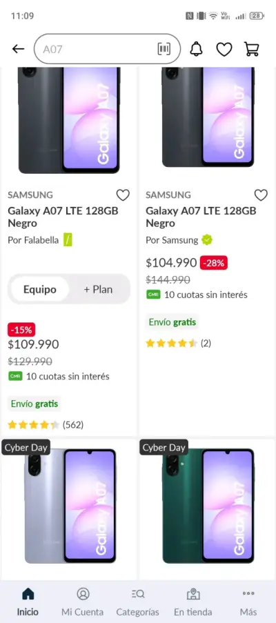 Samsung Galaxy A07 nuevo - miniatura 3