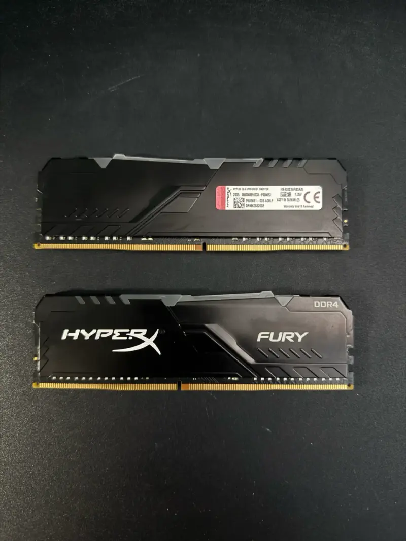 Ram HyperX Fury RGB 16GB (2x8) DDR4 3200MHz