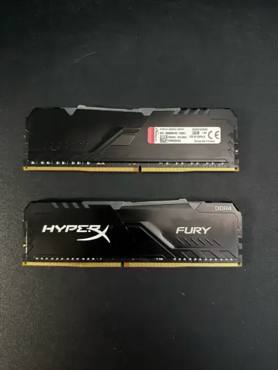 Ram HyperX Fury RGB 16GB (2x8) DDR4 3200MHz - miniatura 1