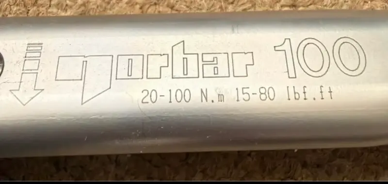 Llave de torque 20-100 Nm Norbat - 2