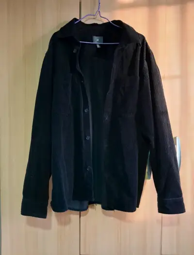 Chaqueta oversize negra H&M - miniatura 3